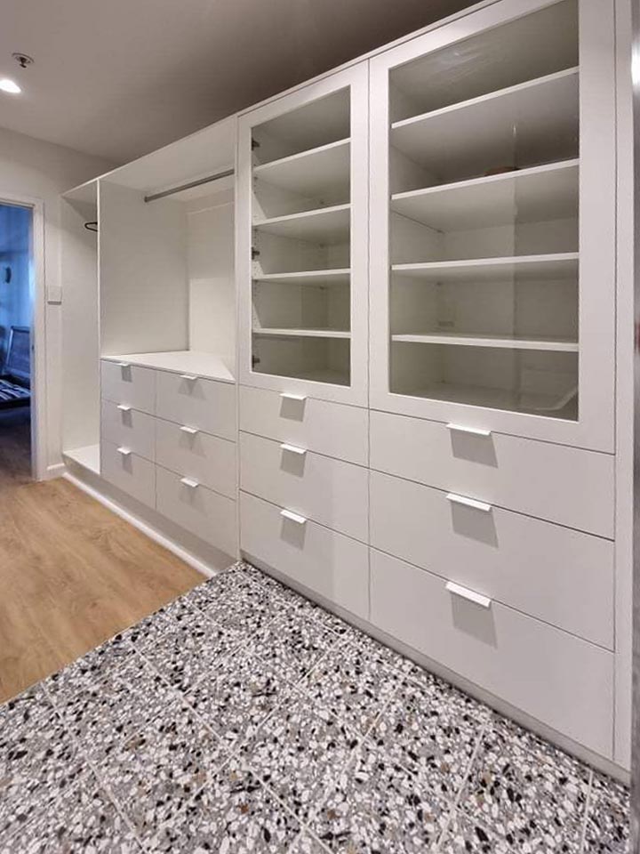 Wardrobe Storage Cabinetry Custom Walk in robe